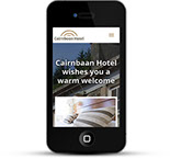 iPhone Mockup of cairnbaan.com image