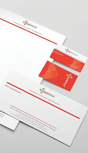 Stationery Mockup for www.oxyamco.com.hk image